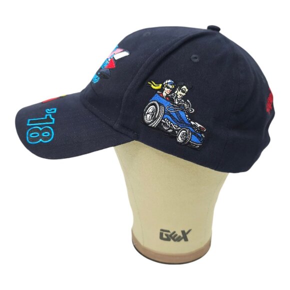 Tupelo MS Blue Suede Cruise 2018 Elvis Classic Cars Strapback Cap Trucker Hat - Picture 11 of 14